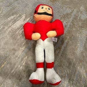 Vintage Superior Toy and Novelty Plush Football Player in GUC has few spots